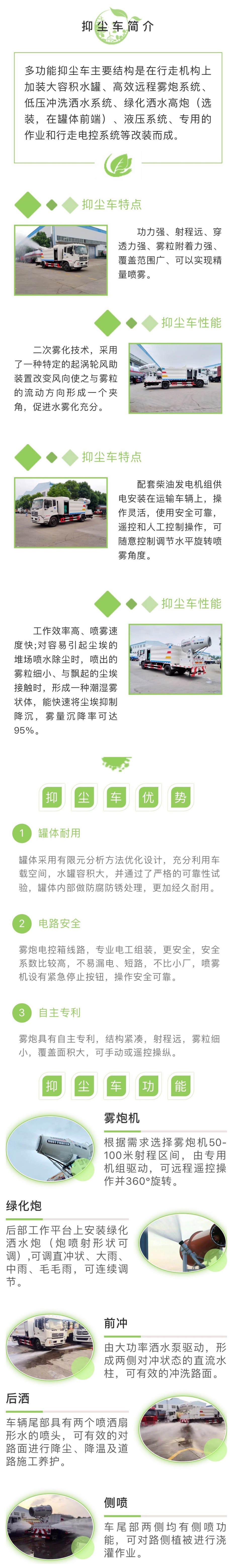 國六東風小多利卡5方抑塵霧炮噴灑車/30米-40米霧炮