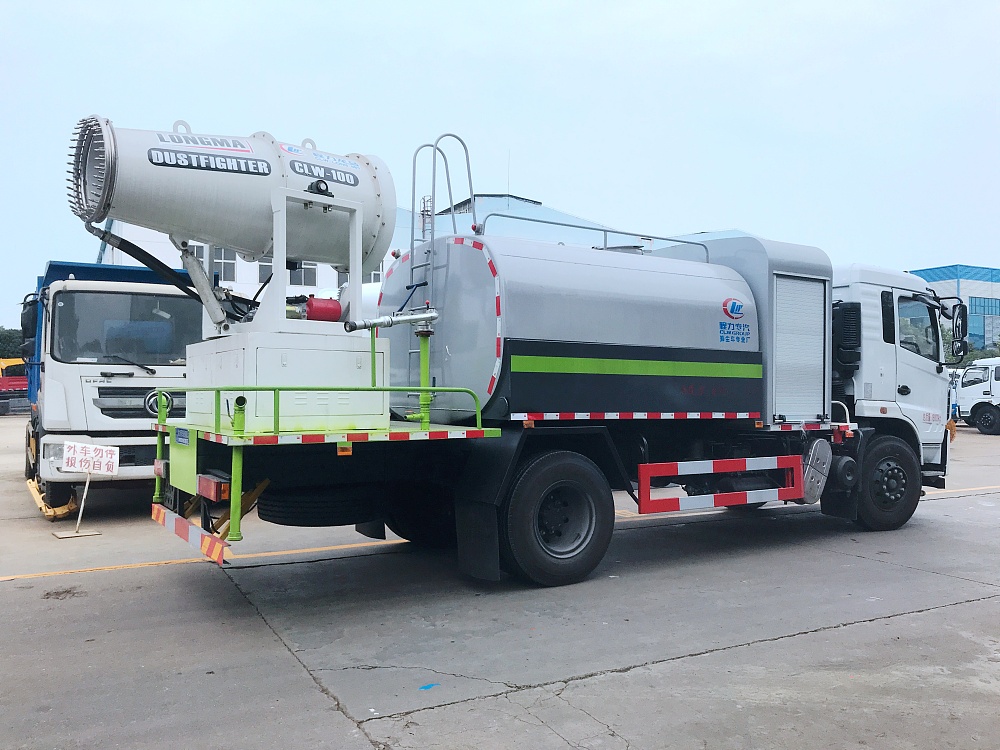 國六東風(fēng)專底10立方抑塵噴霧車
