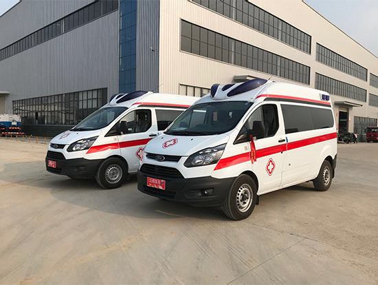 國六福特全順中軸中頂監護型救護車