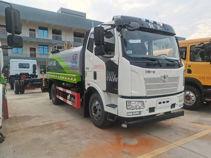 國六解放J6 12方灑水車_解放12方灑水車價格_解放12方灑水車圖片_程力灑水車廠家